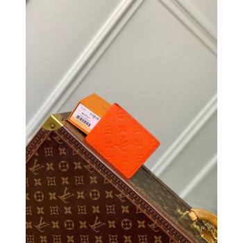 Louis Vuitton Multiple Wallet in Monogram Leather Orange 2024 M69037 (KI-240626031)