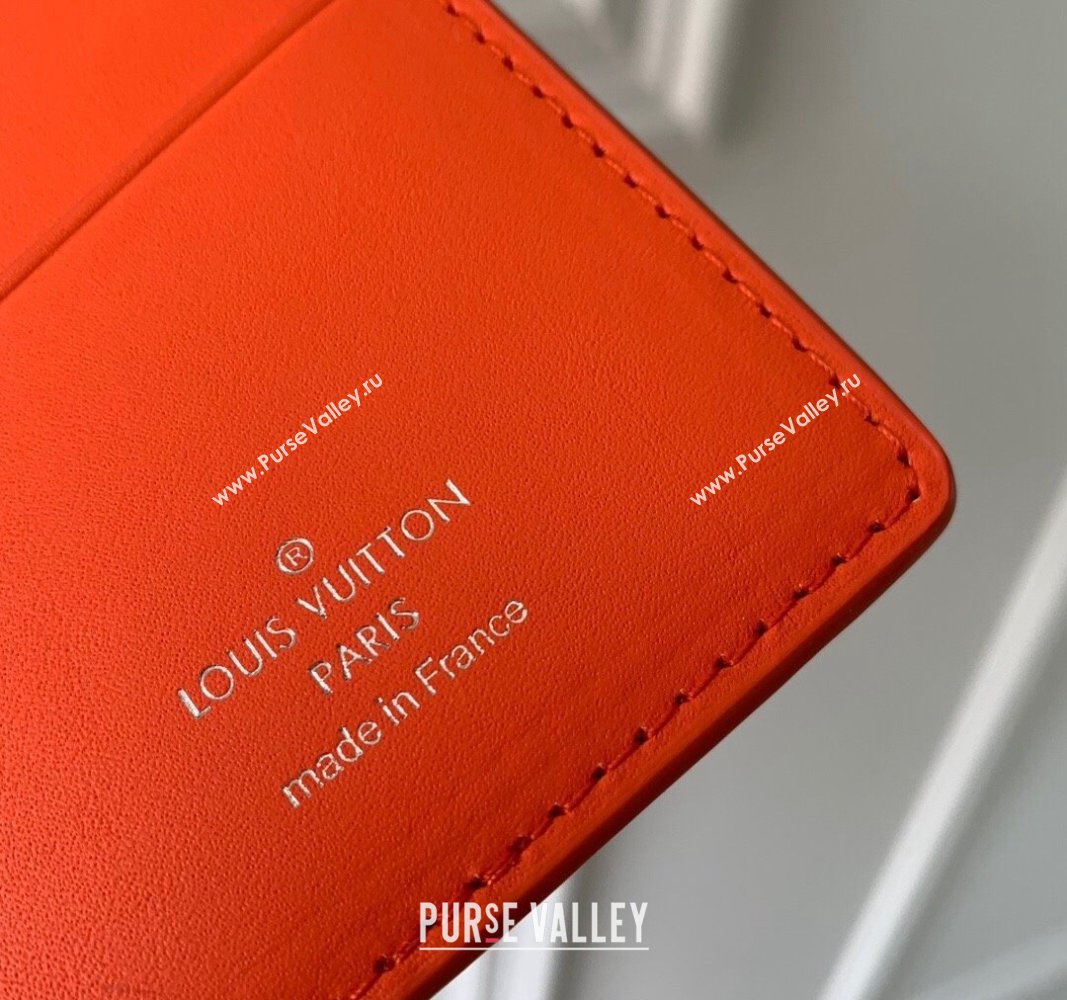 Louis Vuitton Brazza Wallet in Monogram Leather Orange 2024 M69038 (KI-240626038)