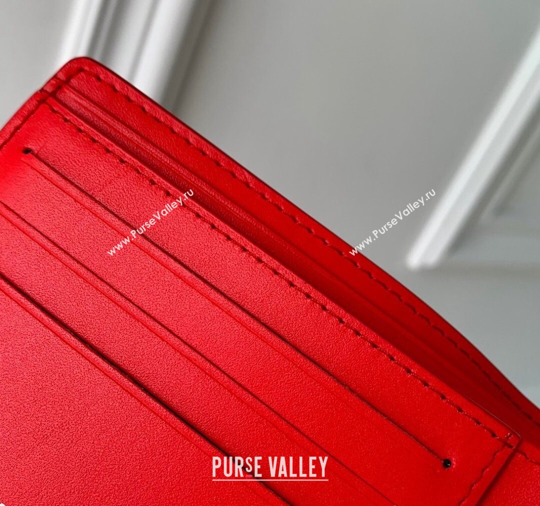 Louis Vuitton Multiple Wallet in Monogram Leather Red 2024 M69037 (KI-240626033)