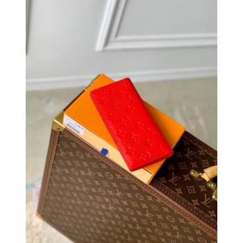 Louis Vuitton Brazza Wallet in Monogram Leather Red 2024 M69038 (KI-240626040)