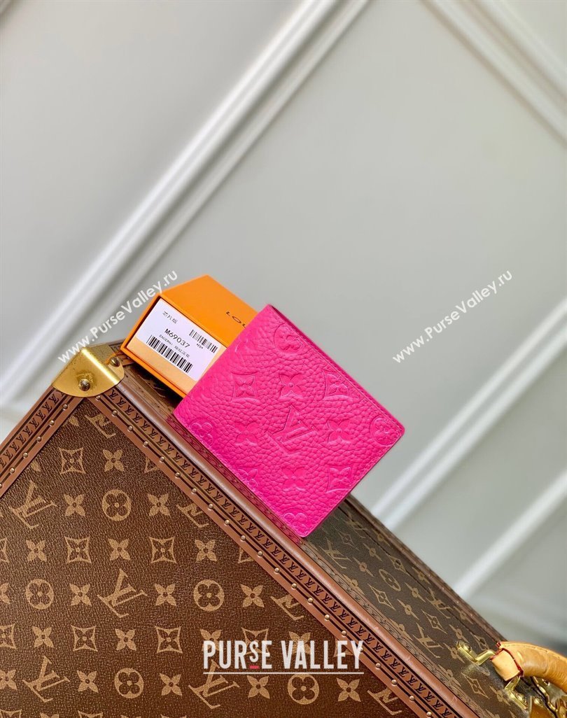 Louis Vuitton Multiple Wallet in Monogram Leather Pink 2024 M69037 (KI-240626034)