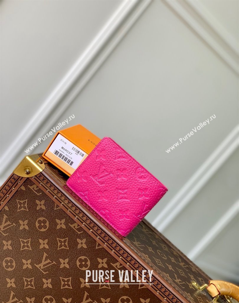 Louis Vuitton Multiple Wallet in Monogram Leather Pink 2024 M69037 (KI-240626034)