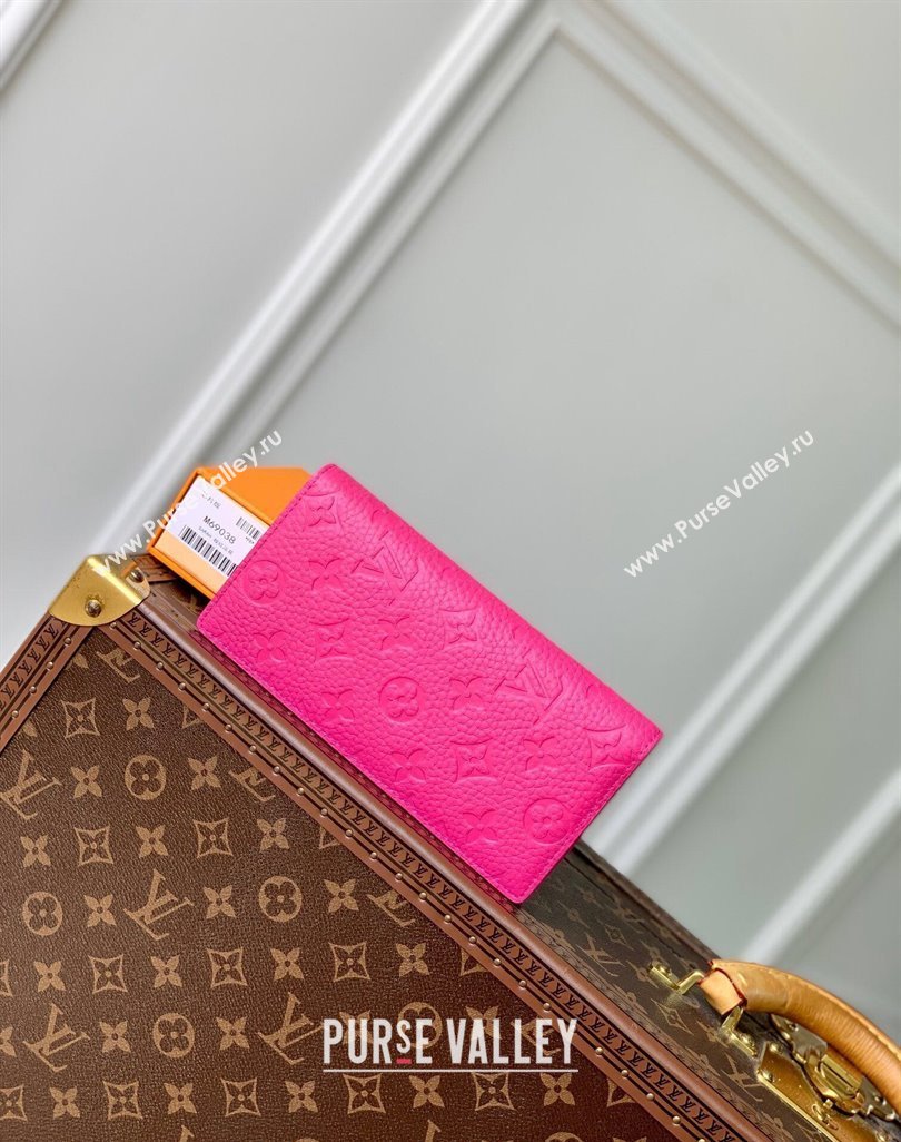 Louis Vuitton Brazza Wallet in Monogram Leather Pink 2024 M69038 (KI-240626041)