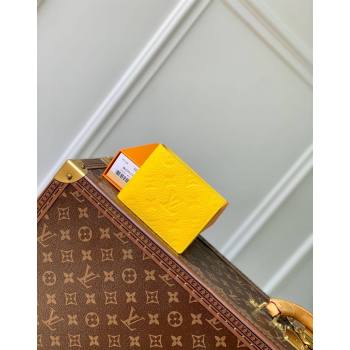 Louis Vuitton Multiple Wallet in Monogram Leather Yellow 2024 M69037 (KI-240626035)