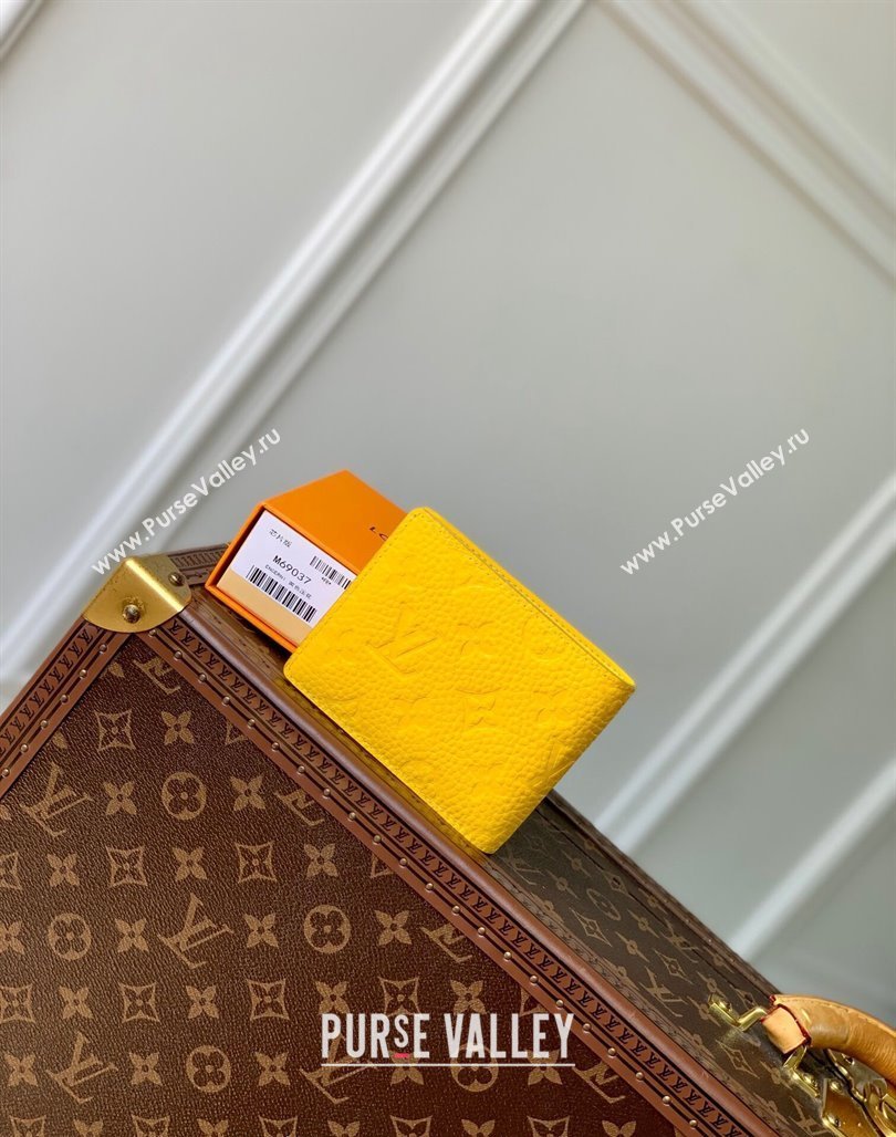 Louis Vuitton Multiple Wallet in Monogram Leather Yellow 2024 M69037 (KI-240626035)