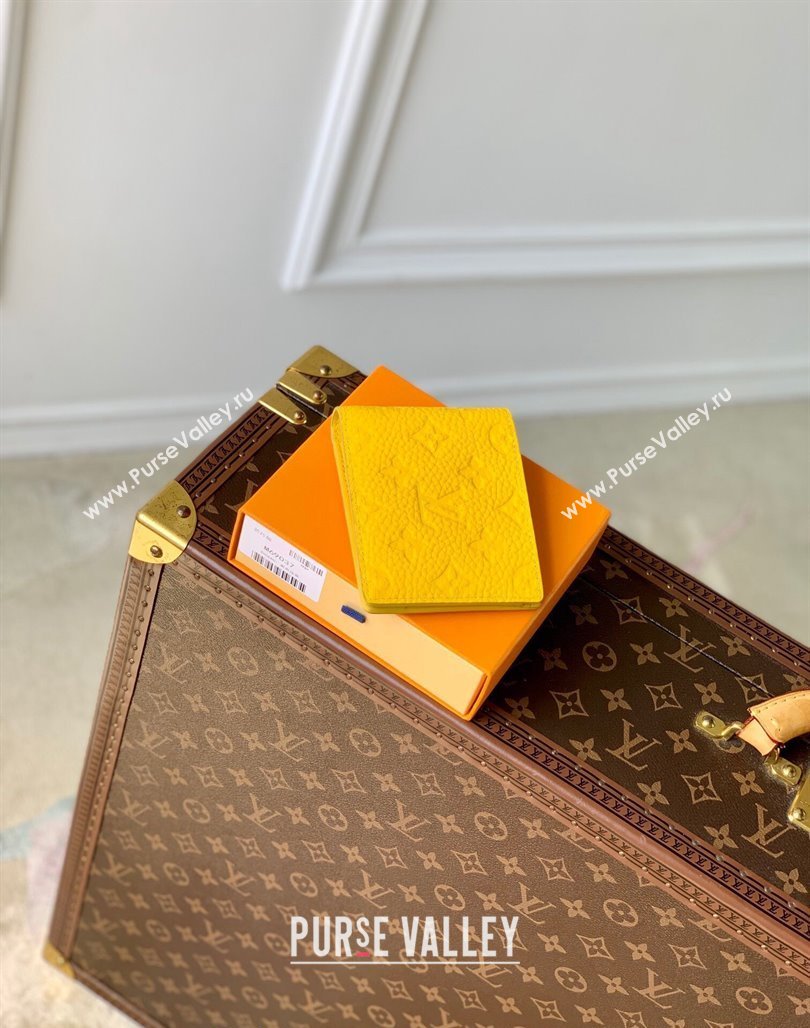 Louis Vuitton Multiple Wallet in Monogram Leather Yellow 2024 M69037 (KI-240626035)