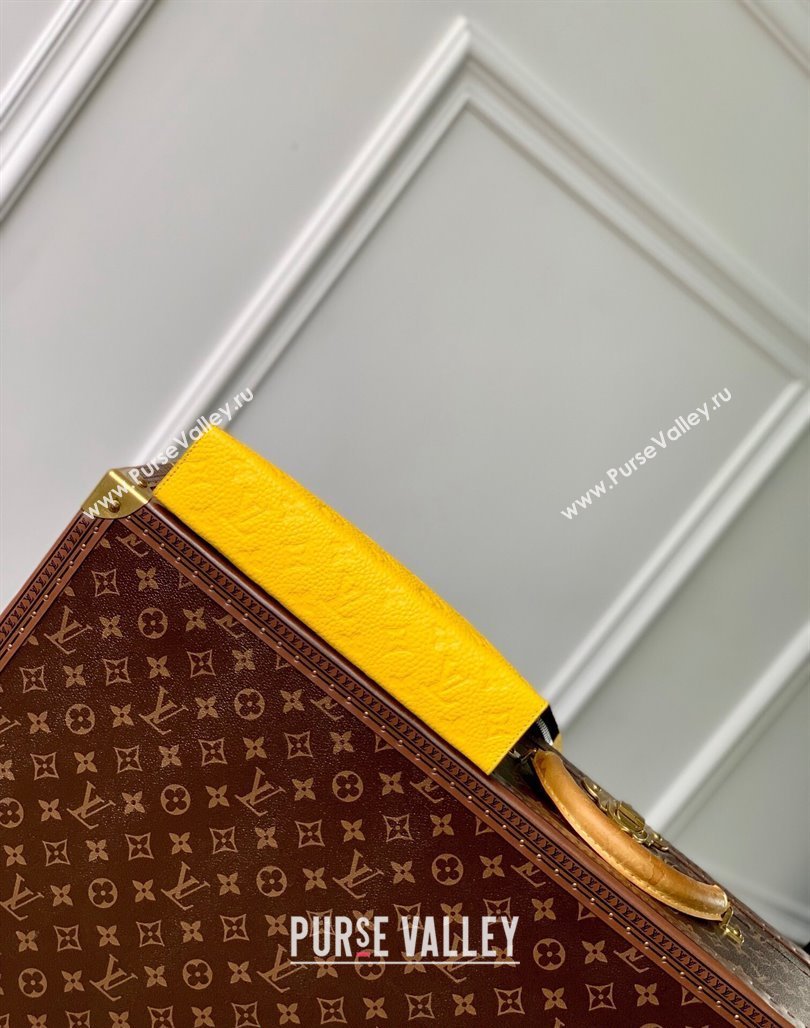 Louis Vuitton Pochette Voyage MM Pouch in Monogram Leather Yellow 2024 M61692 (KI-240626021)