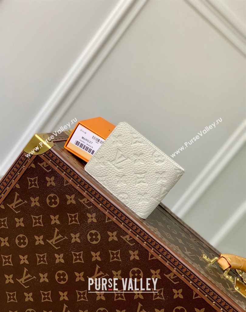 Louis Vuitton Multiple Wallet in Monogram Leather White 2024 M69037 (KI-240626036)