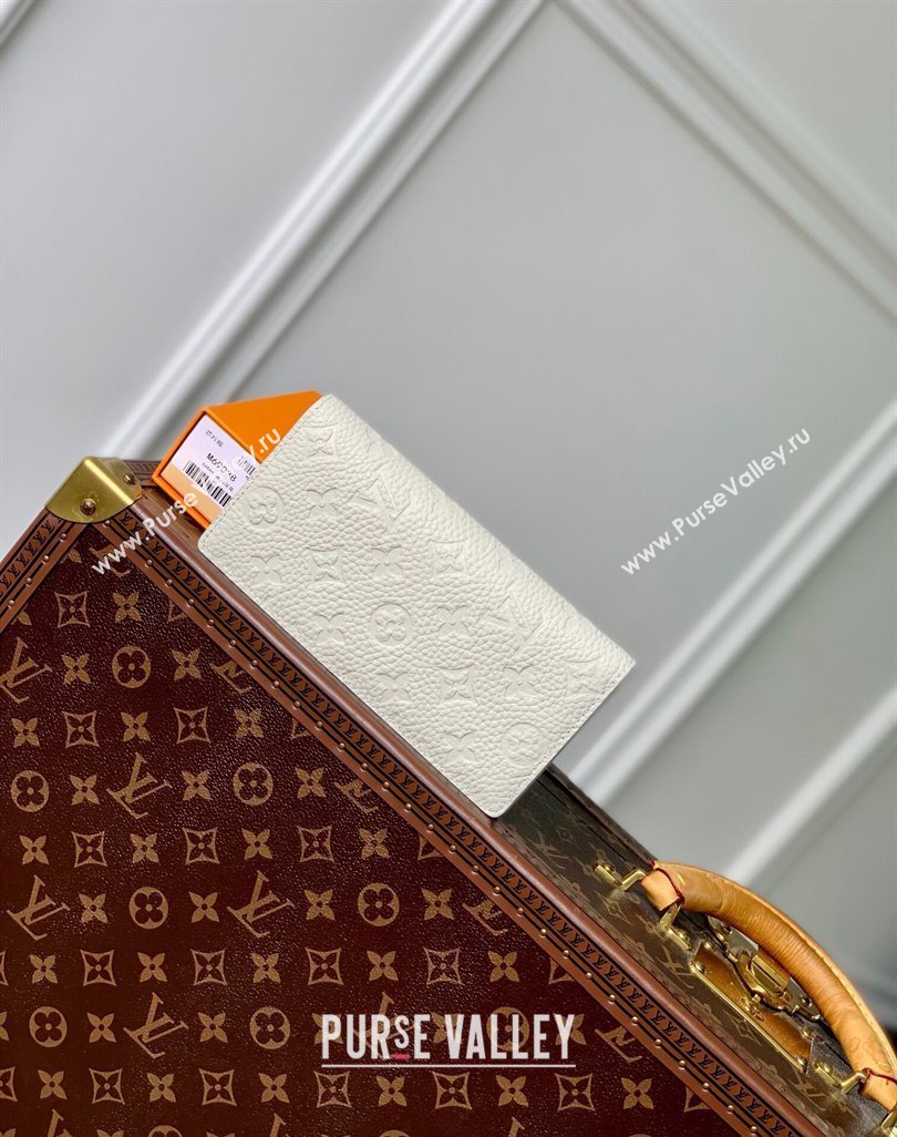 Louis Vuitton Brazza Wallet in Monogram Leather White 2024 M69038 (KI-240626043)