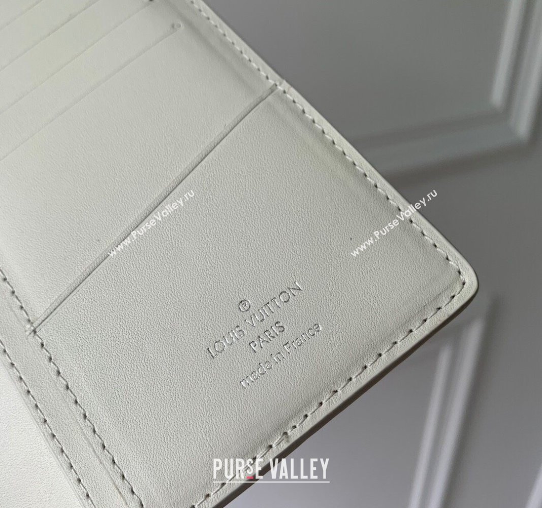 Louis Vuitton Brazza Wallet in Monogram Leather White 2024 M69038 (KI-240626043)