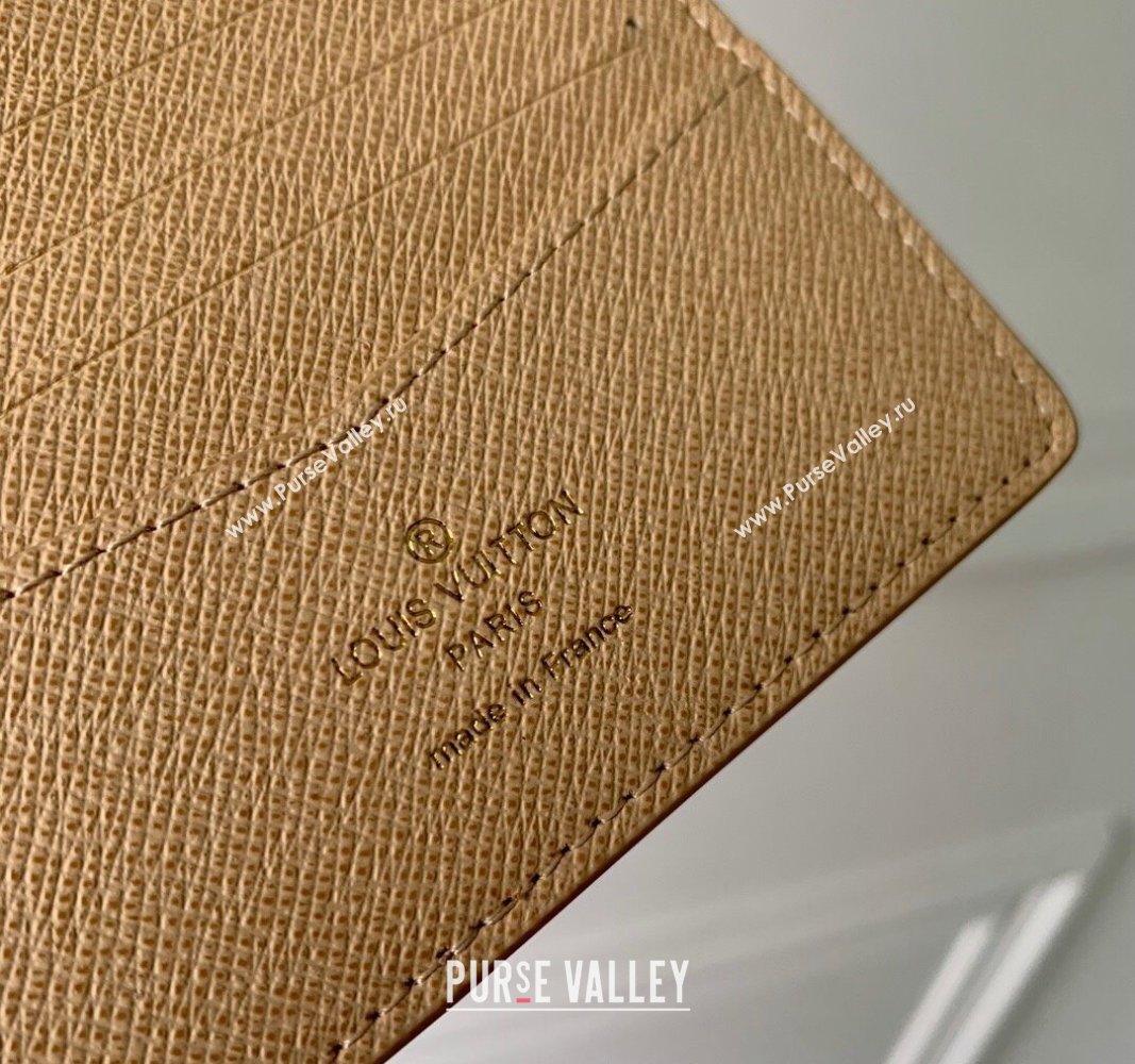 Louis Vuitton Slender Wallet in Monogram Surfin’ Canvas M83468 Sand Beige 2024 (KI-240625104)