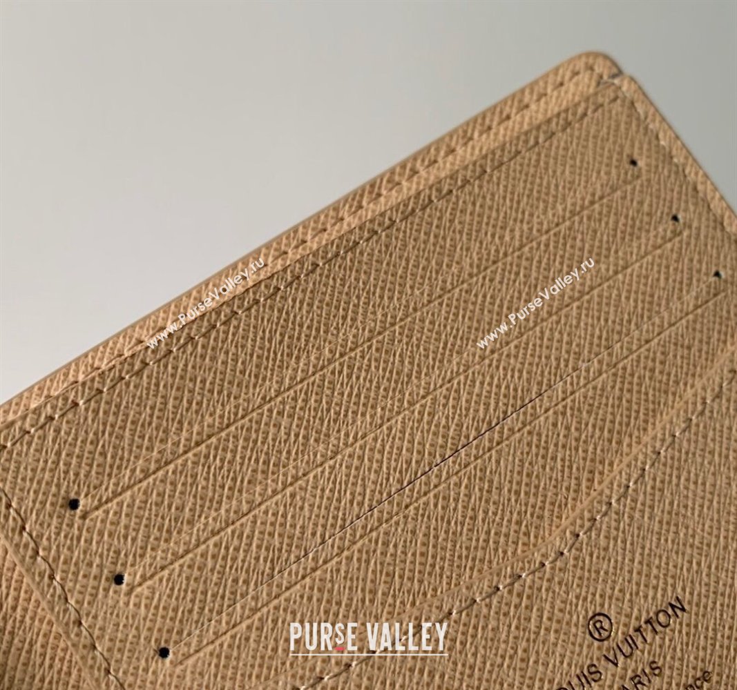 Louis Vuitton Slender Wallet in Monogram Surfin’ Canvas M83468 Sand Beige 2024 (KI-240625104)