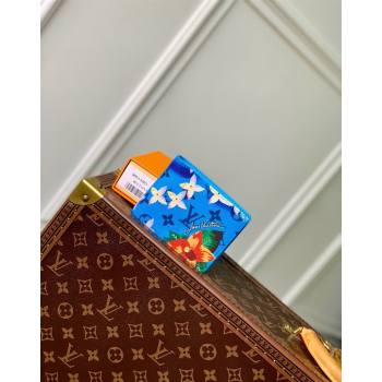 Louis Vuitton Slender Wallet in Monogram Surfin’ Canvas M83468 Sky Blue 2024 (KI-240625106)