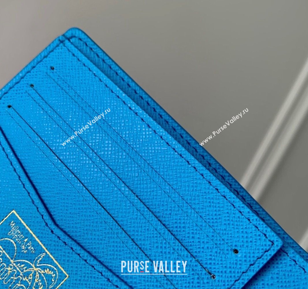 Louis Vuitton Slender Wallet in Monogram Surfin’ Canvas M83468 Sky Blue 2024 (KI-240625106)