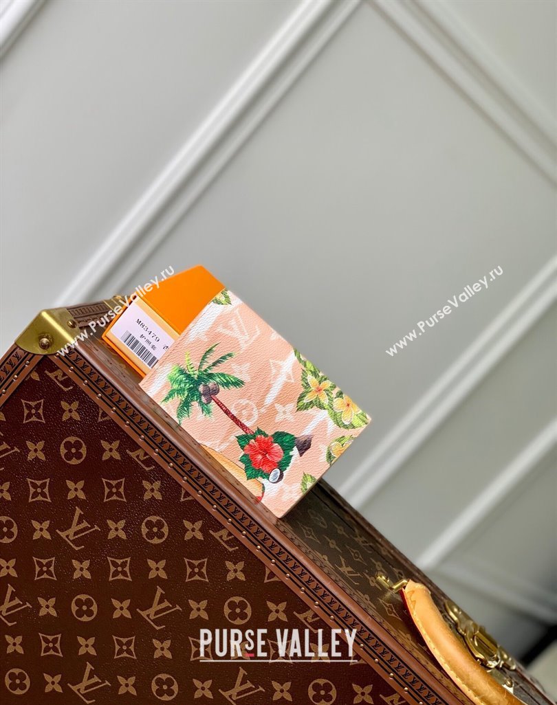 Louis Vuitton Passport Cover in Monogram Surfin’ Canvas M83479 Sand Beige 2024 (KI-240625100)