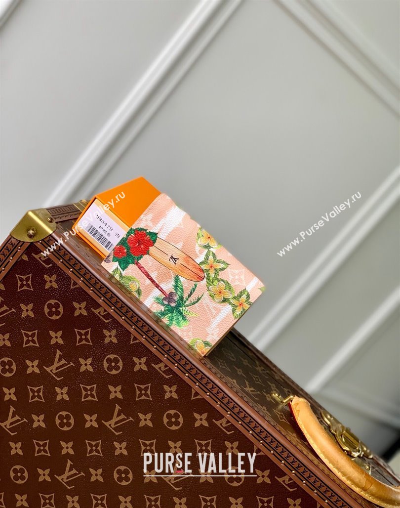 Louis Vuitton Passport Cover in Monogram Surfin’ Canvas M83479 Sand Beige 2024 (KI-240625100)