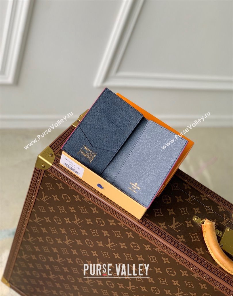 Louis Vuitton Passport Cover in Monogram Surfin’ Canvas M83479 Pink 2024 (KI-240625101)