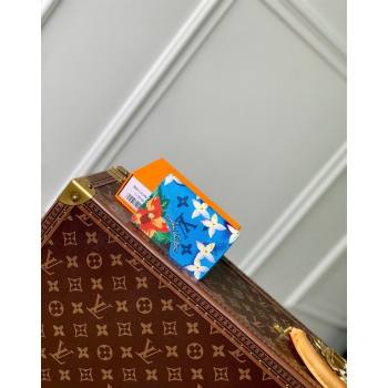 Louis Vuitton Pocket Organizer Wallet in Monogram Surfin’ Canvas M83498 Sky Blue 2024 (KI-240625097)