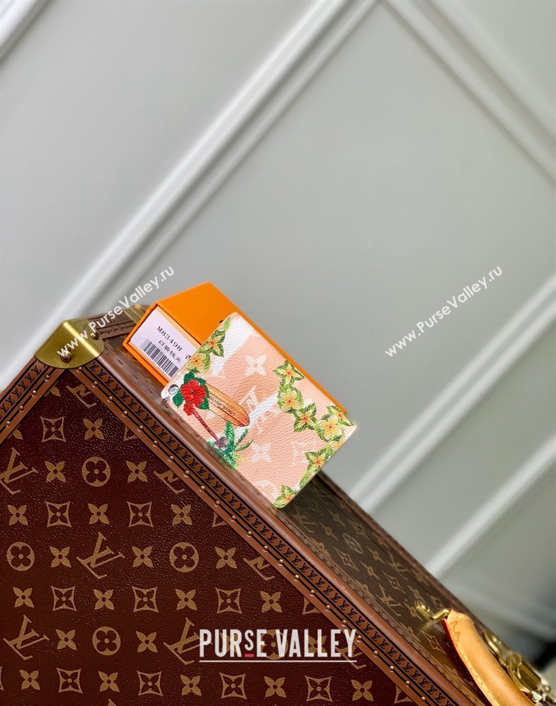 Louis Vuitton Pocket Organizer Wallet in Monogram Surfin’ Canvas M83498 Sand Beige 2024 (KI-240625099)