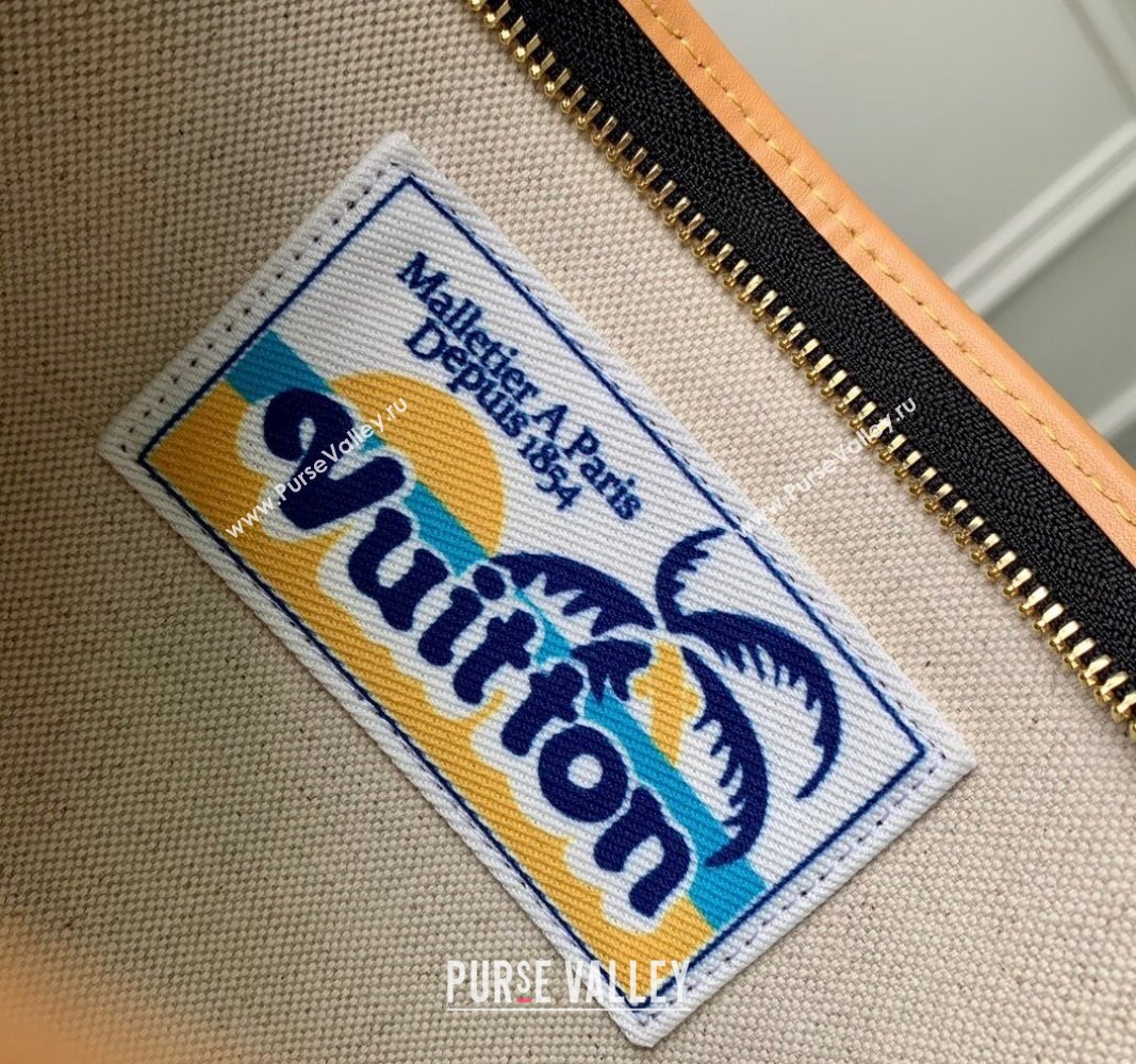 Louis Vuitton Gaston Wearable Wallet Mini bag in Monogram Surfin’ Canvas M83466 Navy Blue 2024 (KI-240625088)