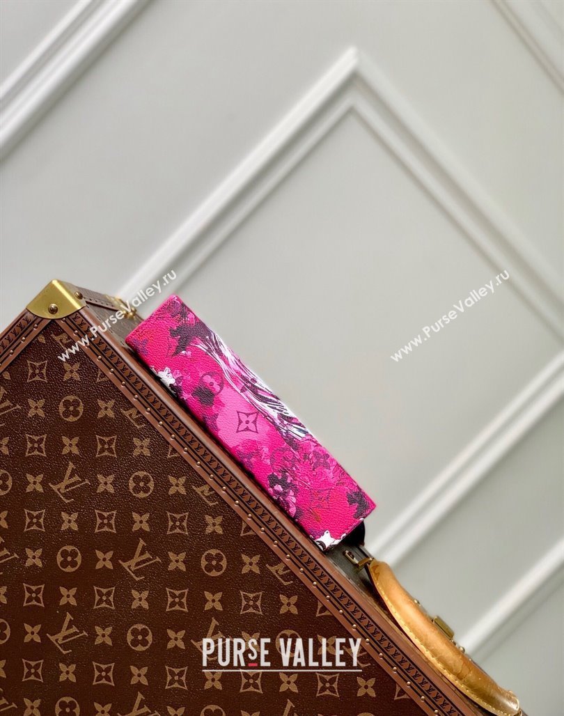 Louis Vuitton Gaston Wearable Wallet Mini bag in Monogram Surfin’ Canvas M83466 Pink 2024 (KI-240625089)