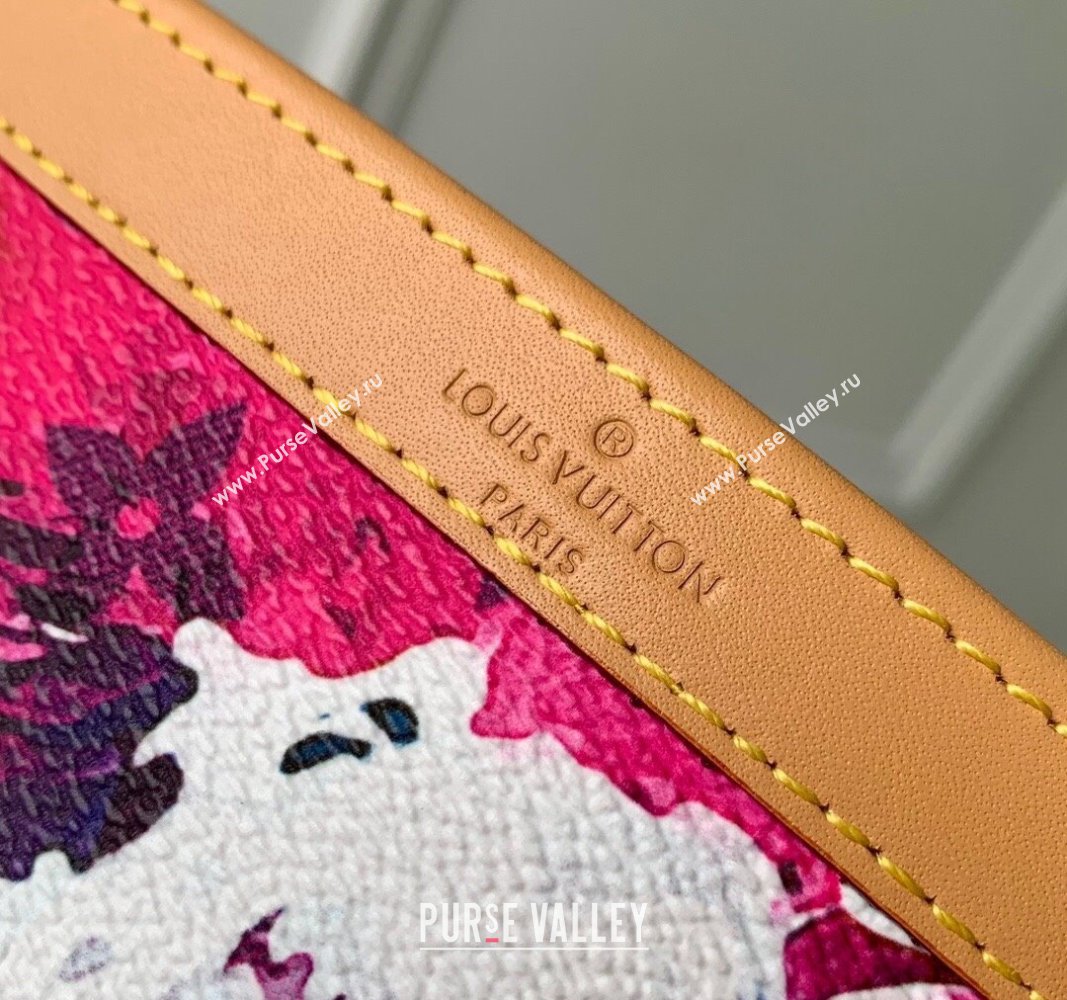 Louis Vuitton Gaston Wearable Wallet Mini bag in Monogram Surfin’ Canvas M83466 Pink 2024 (KI-240625089)