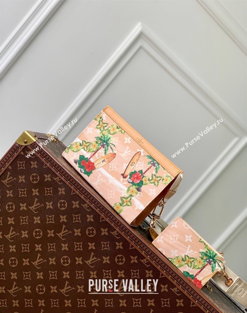 Louis Vuitton Gaston Wearable Wallet Mini bag in Monogram Surfin’ Canvas M83466 Sand Beige 2024 (KI-240625090)