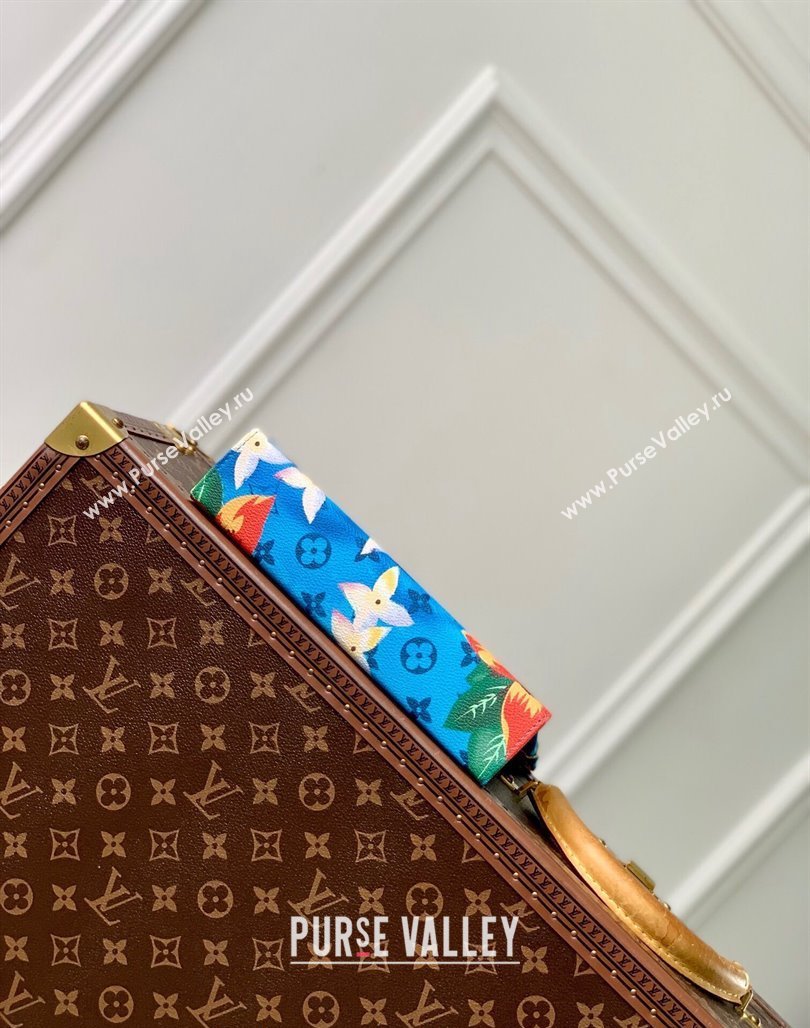 Louis Vuitton Gaston Wearable Wallet Mini bag in Monogram Surfin’ Canvas M83466 Sky Blue 2024 (KI-240625091)