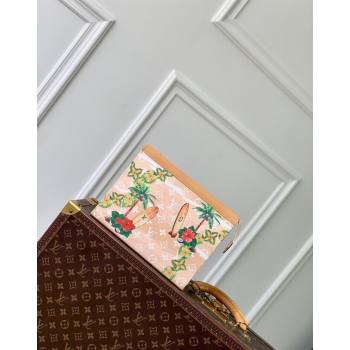 Louis Vuitton Pochette Voyage Pouch Mini bag in Monogram Surfin’ Canvas M83465 Sand Beige 2024 (KI-240625092)