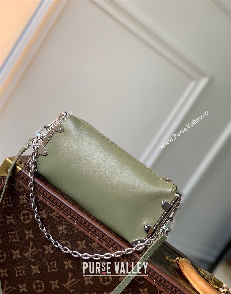 Louis Vuitton Slim Trunk Hobo bag in Calf Leather M25445 Green 2024 (KI-240625108)