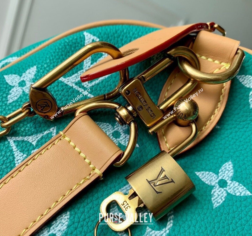 Louis Vuitton Speedy P9 Bandouliere 25 Bag in Soft Calfskin M24423 Blue2 2024 Runway (KI-240625066)