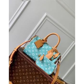 Louis Vuitton Speedy P9 Bandouliere 25 Bag in Soft Calfskin M24423 Macaron Blue 2024 Runway (KI-240625068)