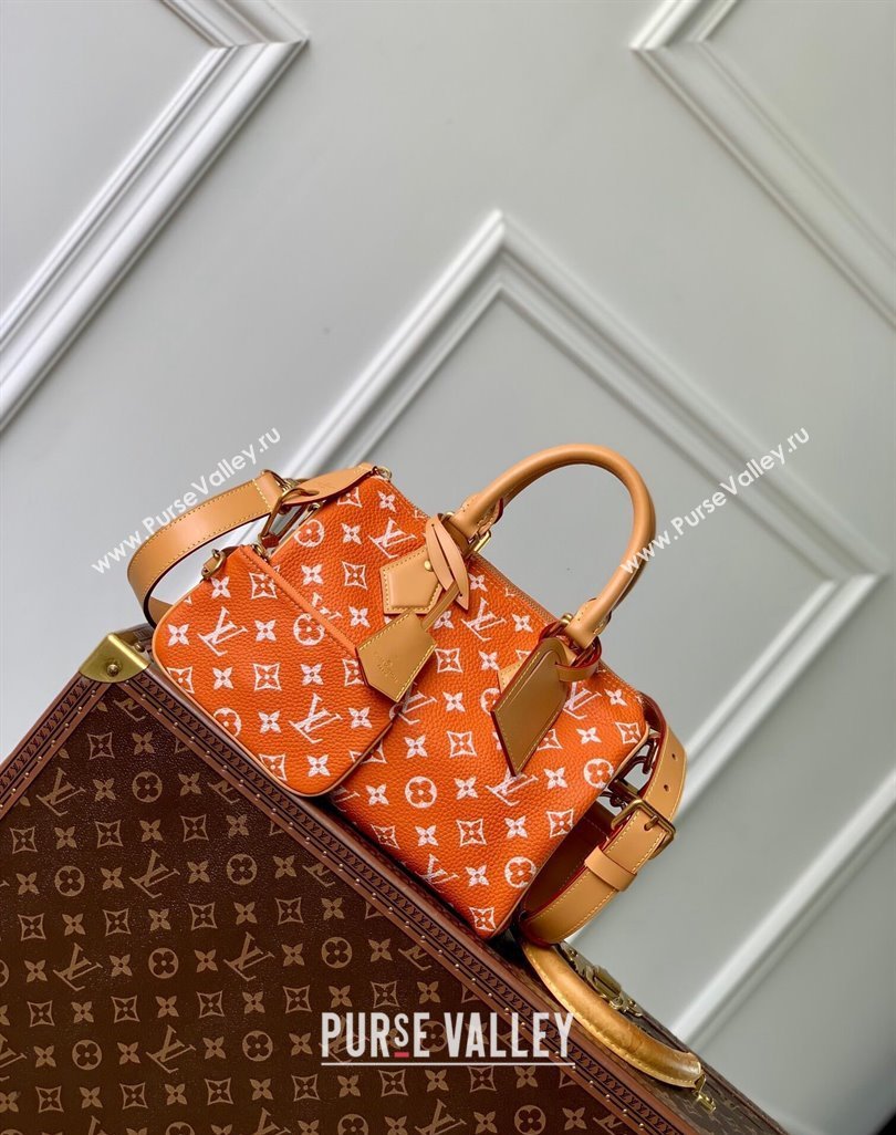 Louis Vuitton Speedy P9 Bandouliere 25 Bag in Soft Calfskin M24423 Orange 2024 Runway (KI-240625069)