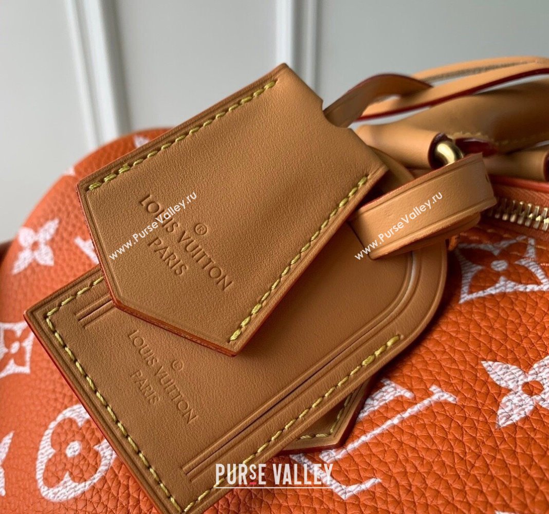 Louis Vuitton Speedy P9 Bandouliere 25 Bag in Soft Calfskin M24423 Orange 2024 Runway (KI-240625069)