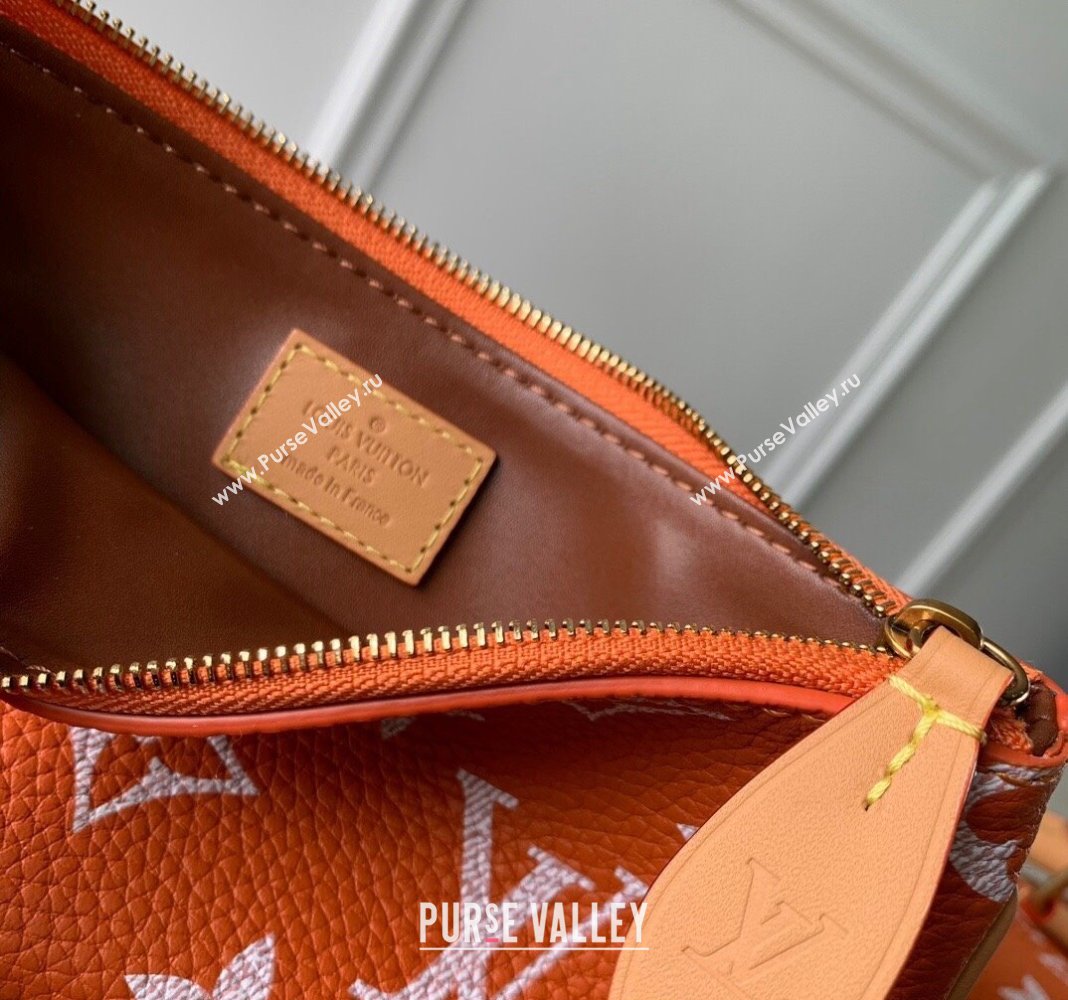 Louis Vuitton RUNWAY Speedy P9 Bandouliere 40 Bag in Soft Calfskin M24421 Orange 2024 (K-24062007)