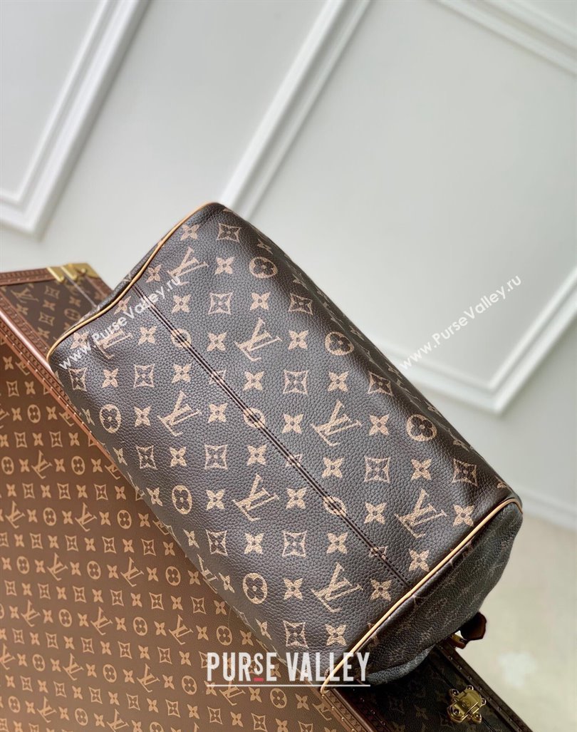 Louis Vuitton RUNWAY Speedy P9 Bandouliere 40 Bag in Soft Calfskin M24422 Brown 2024 (K-24062009)