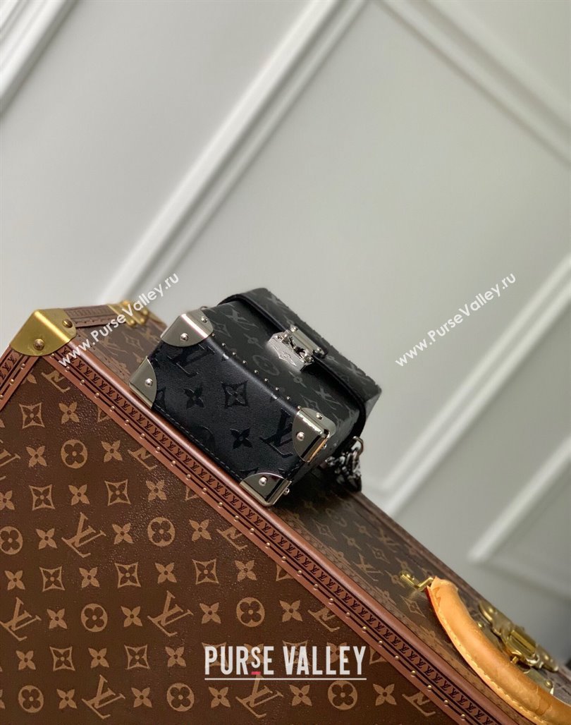 Louis Vuitton Camera Box Mini Bag in Black Monogram Calfskin M11269 2024 (KI-240625112)