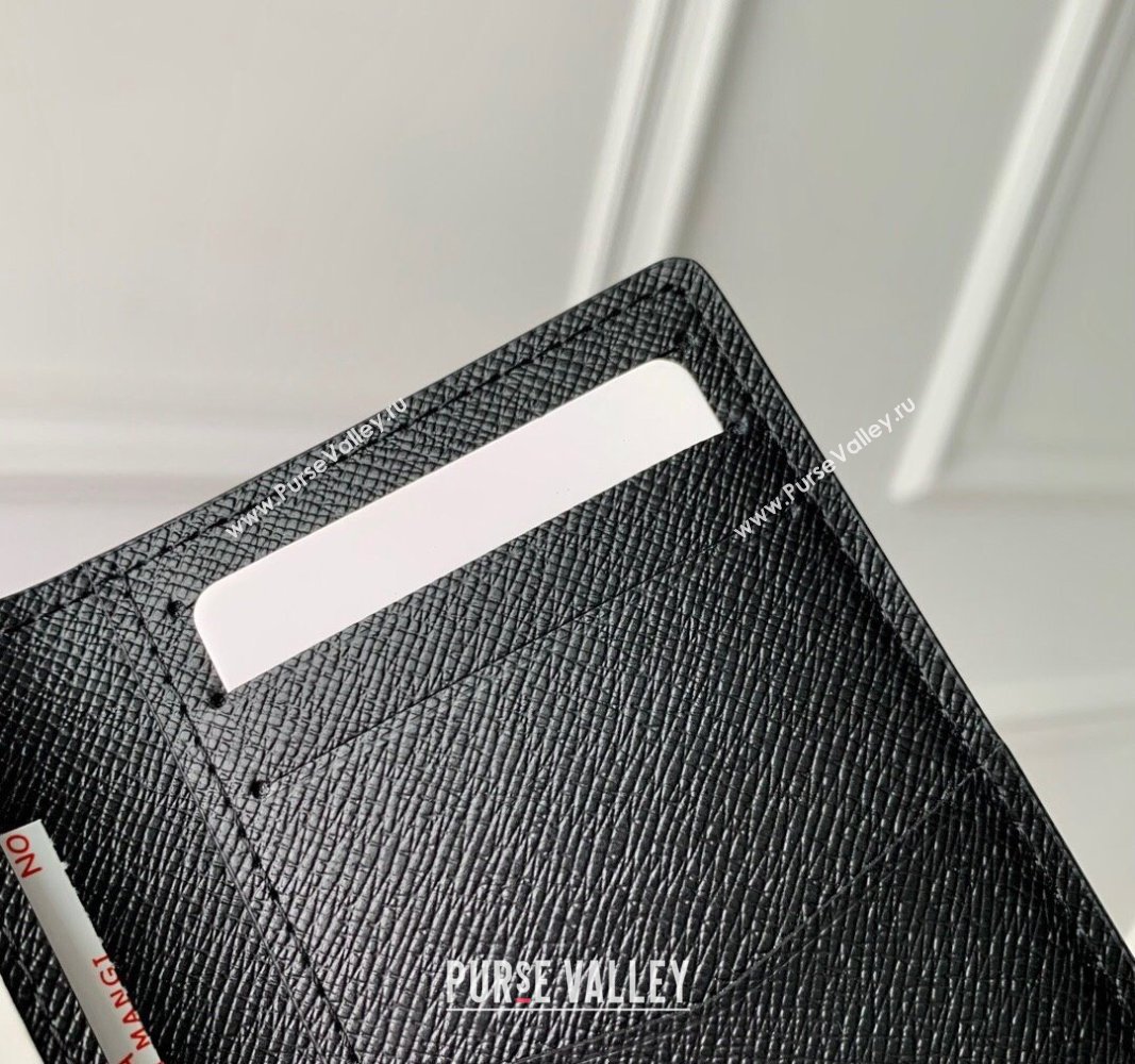 Louis Vuitton Pocket Organizer Wallet in Black Epi Leather M60642 2024 (KI-240625114)