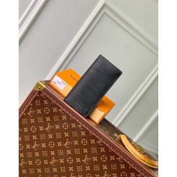 Louis Vuitton Brazza Wallet in Black Epi Leather M60622 2024 (KI-240625116)