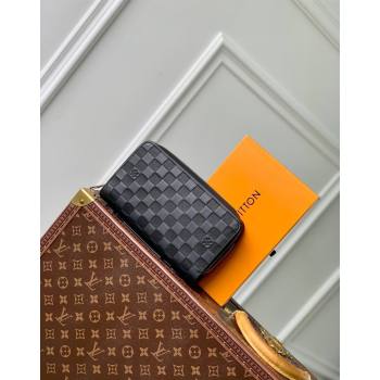 Louis Vuitton Zippy XL Wallet in Black Damier Infini Leather N61254 2024 (KI-240625117)