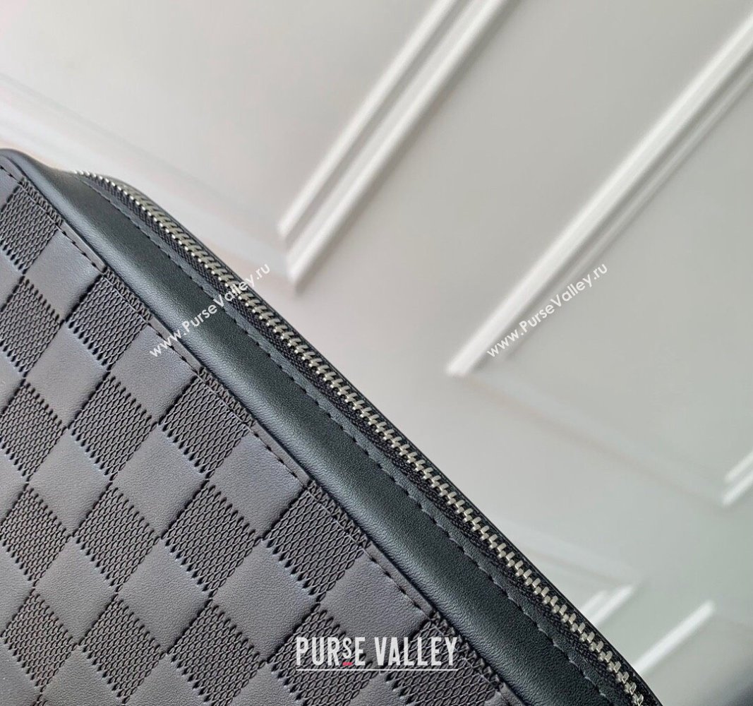 Louis Vuitton Zippy XL Wallet in Black Damier Infini Leather N61254 2024 (KI-240625117)