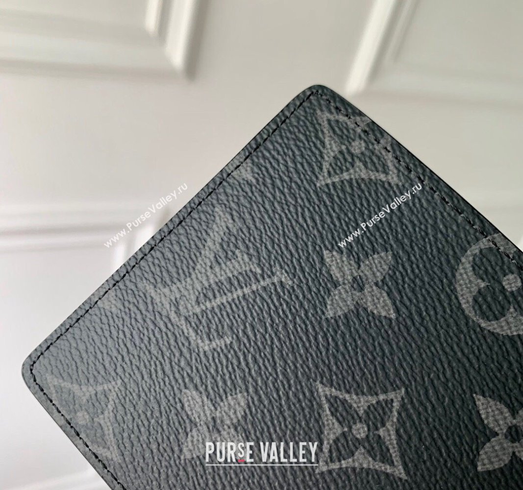 Louis Vuitton Multiple Wallet in Black Monogram Eclipse Canvas M61695 2024 (KI-240625119)