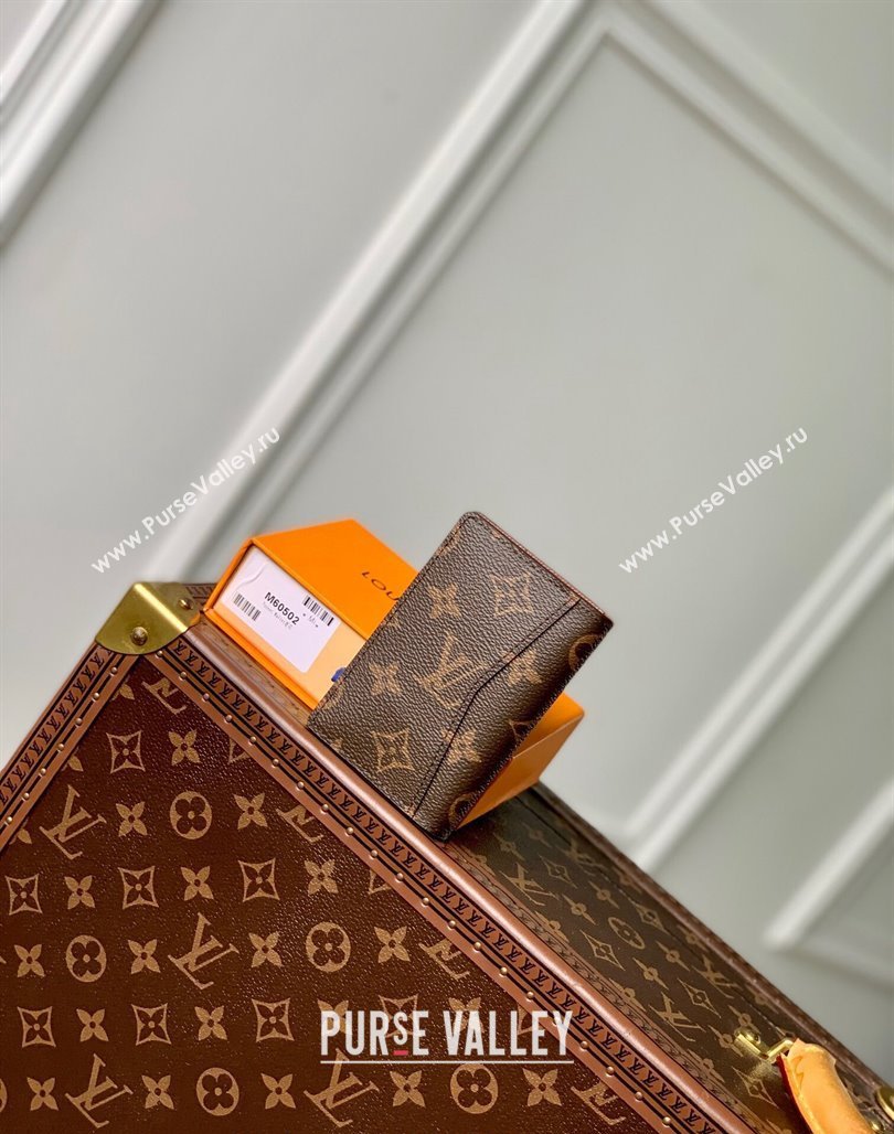 Louis Vuitton Pocket Organizer Wallet in Brown Monogram Canvas M60502 2024 (KI-240625122)