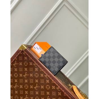 Louis Vuitton Multiple Wallet in Damier Graphite Canvas N62663 2024 (KI-240625132)