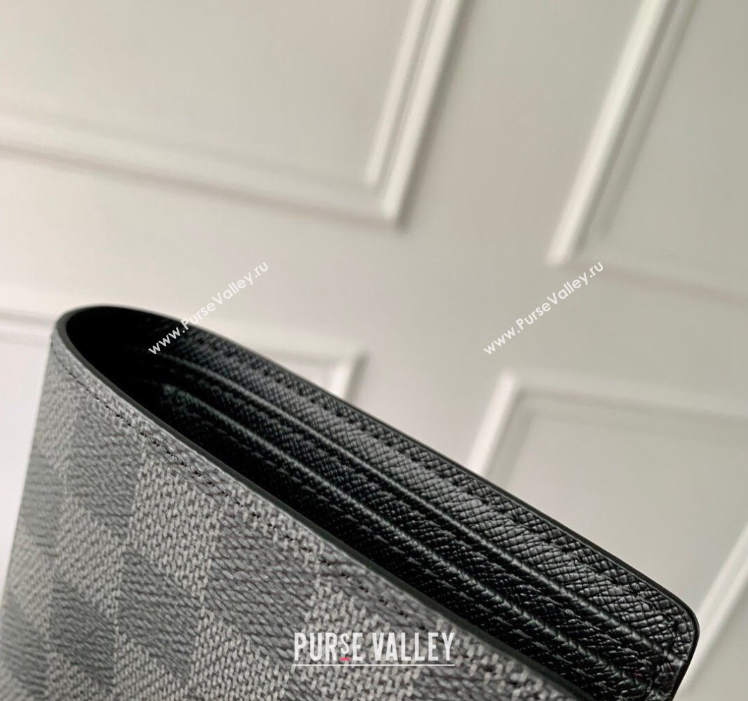 Louis Vuitton Multiple Wallet in Damier Graphite Canvas N62663 2024 (KI-240625132)