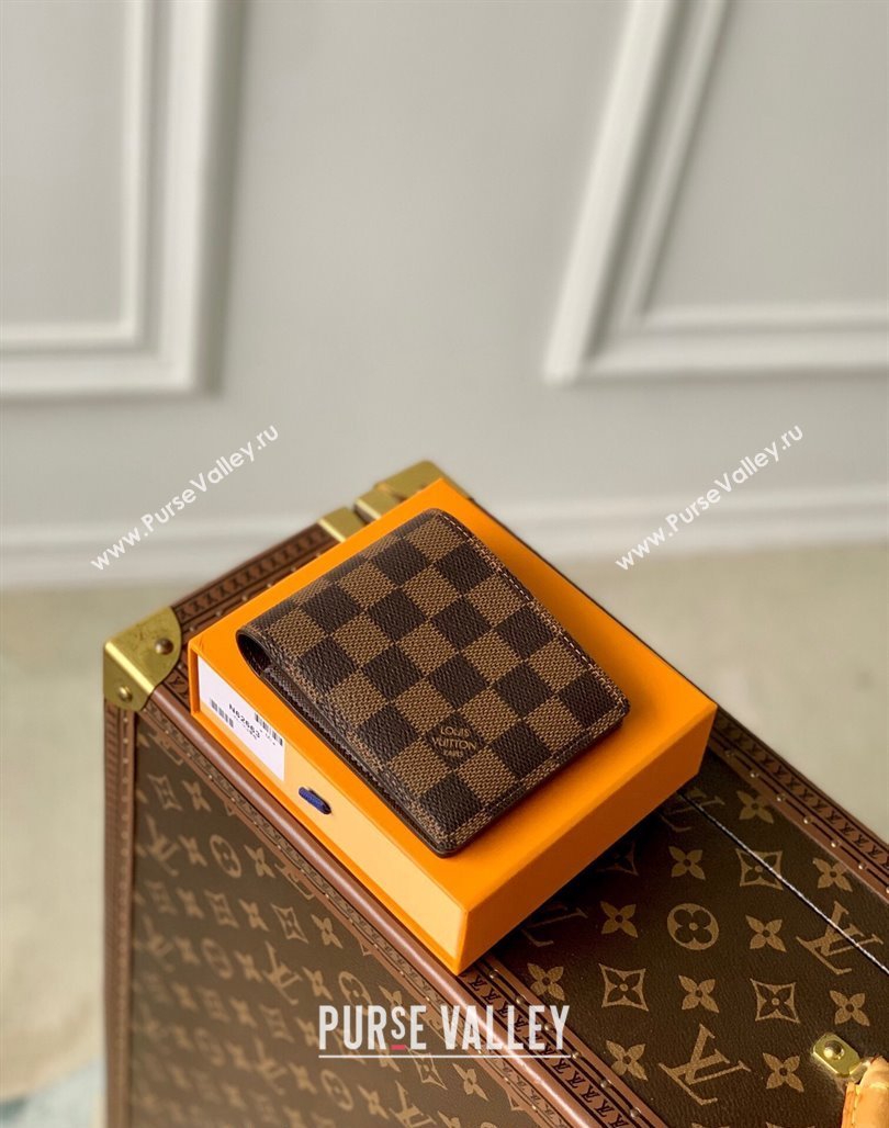 Louis Vuitton Multiple Wallet in Damier Ebene Canvas N62663 2024 (KI-240625136)