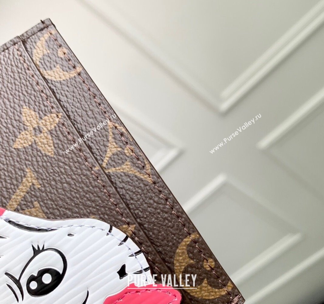 Louis Vuitton Card Holder Wallet in Monogram Canvas with Zebra M11448 2024 Animal Objects (KI-240625064)