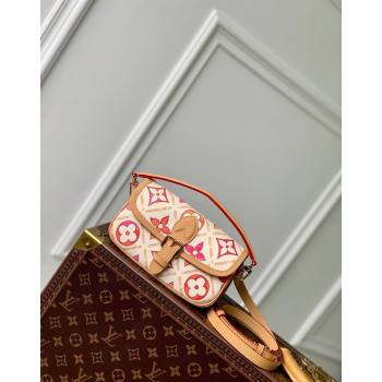 Louis Vuitton Nano Diane Mini bag in Monogram Tiles Canvas M83621 Coral Pink 2024 (KI-240625081)