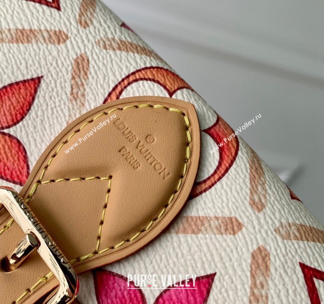 Louis Vuitton Nano Diane Mini bag in Monogram Tiles Canvas M83621 Coral Pink 2024 (KI-240625081)