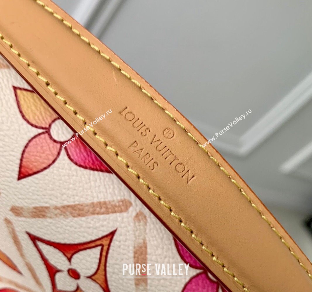 Louis Vuitton Nano Diane Mini bag in Monogram Tiles Canvas M83621 Coral Pink 2024 (KI-240625081)